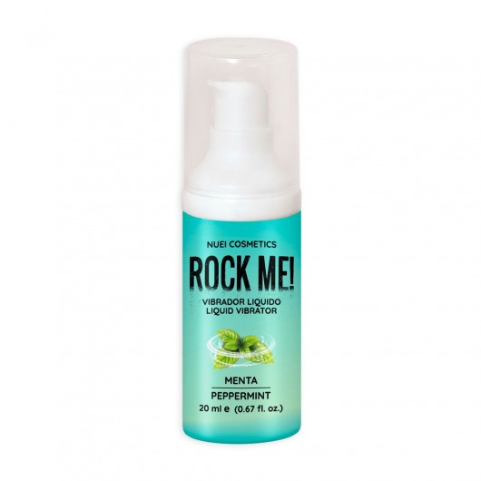 Жидкий вибратор Nuei Rock Me! с ароматом мяты - 20 мл. - Nuei cosmetics - купить с доставкой в Петропавловске-Камчатском