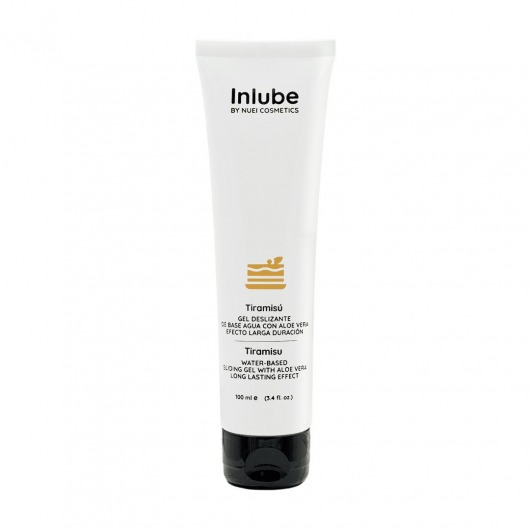 Водный лубрикант Nuei Inlube с алоэ вера и ароматом тирамису - 100 мл. - Nuei cosmetics - купить с доставкой в Петропавловске-Камчатском