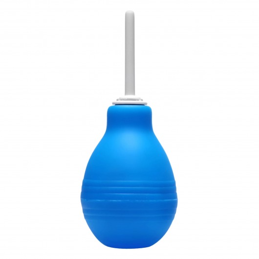 Анальный душ Enema Bulb Blue - XR Brands - купить с доставкой в Петропавловске-Камчатском