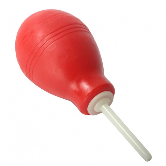 Анальный душ Enema Bulb Red - XR Brands - купить с доставкой в Петропавловске-Камчатском