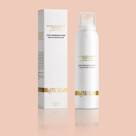 Массажная пена Fizzy Massage Foam - 150 мл. - YESforLOV - купить с доставкой в Петропавловске-Камчатском