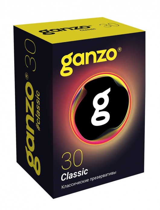 Классические презервативы с обильной смазкой Ganzo Classic - 30 шт. - Ganzo - купить с доставкой в Петропавловске-Камчатском