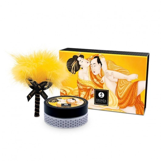 Массажная пудра с ароматом манго Luscious Mango - Shunga - купить с доставкой в Петропавловске-Камчатском