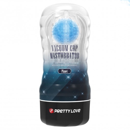 Прозрачный текстурированный мастурбатор Vacuum Cup Masturbator Planet - Baile - в Петропавловске-Камчатском купить с доставкой