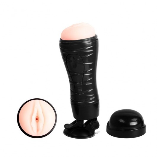 Мастурбатор-вагина Flora с присоской в основании - Baile - в Петропавловске-Камчатском купить с доставкой