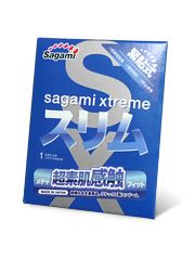 Презерватив Sagami Xtreme FEEL FIT 3D - 1 шт. - Sagami - купить с доставкой в Петропавловске-Камчатском