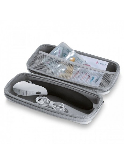 Вибратор с электростимуляцией Sizzling Simon Black Edition - 27 см. - MyStim - купить с доставкой в Петропавловске-Камчатском