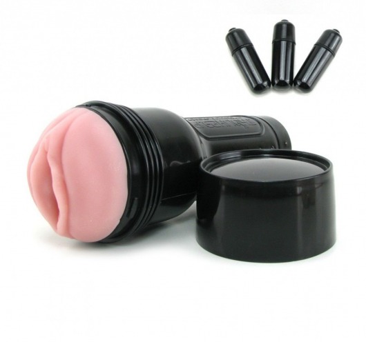 Мастурбатор-вагина Fleshlight - Vibro Pink Lady Touch с вибрацией - Fleshlight - в Петропавловске-Камчатском купить с доставкой