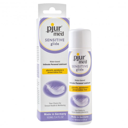 Лубрикант для чувствительной кожи pjur MED Sensitive glide - 100 мл. - Pjur - купить с доставкой в Петропавловске-Камчатском