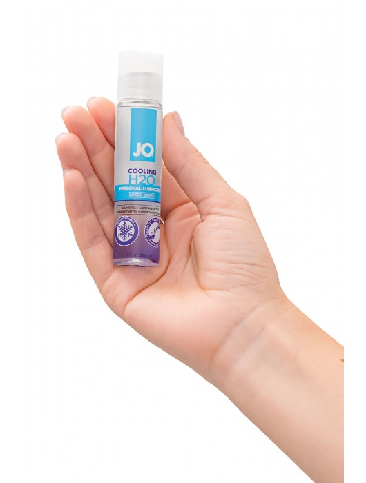 Охлаждающий лубрикант на водной основе JO H2O COOLING - 30 мл. - System JO - купить с доставкой в Петропавловске-Камчатском