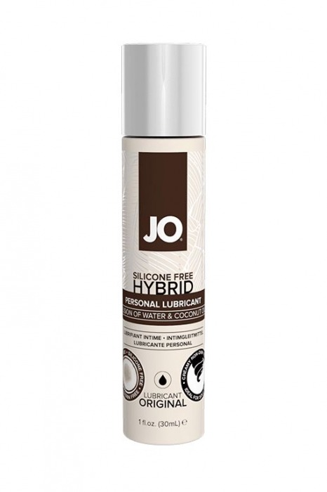 Водно-масляный лубрикант JO Silicon free Hybrid Lubricant ORIGINAL- 30 мл. - System JO - купить с доставкой в Петропавловске-Камчатском