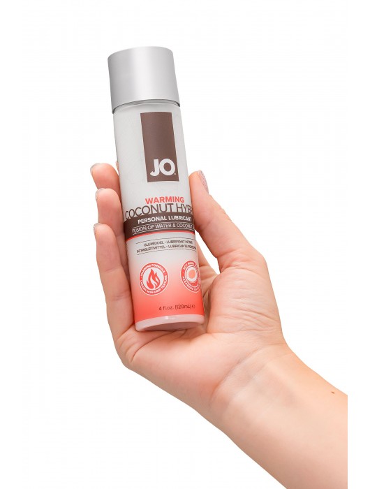 Водно-масляный лубрикант с разогревающим эффектом Hybrid Lubricant WARMING - 120 мл. - System JO - купить с доставкой в Петропавловске-Камчатском