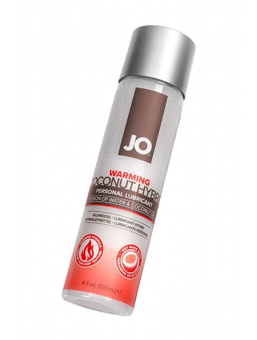 Водно-масляный лубрикант с разогревающим эффектом Hybrid Lubricant WARMING - 120 мл. - System JO - купить с доставкой в Петропавловске-Камчатском