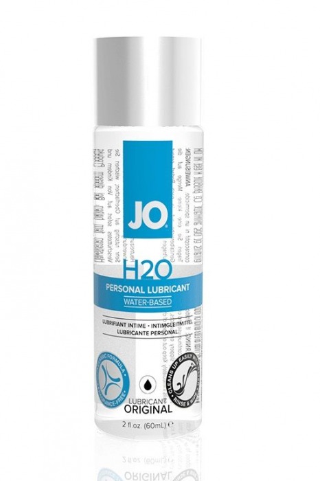 Нейтральный лубрикант на водной основе JO Personal Lubricant H2O - 60 мл. - System JO - купить с доставкой в Петропавловске-Камчатском