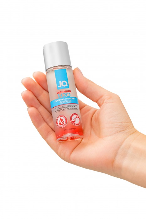 Возбуждающий лубрикант на водной основе JO Personal Lubricant H2O Warming - 60 мл. - System JO - купить с доставкой в Петропавловске-Камчатском