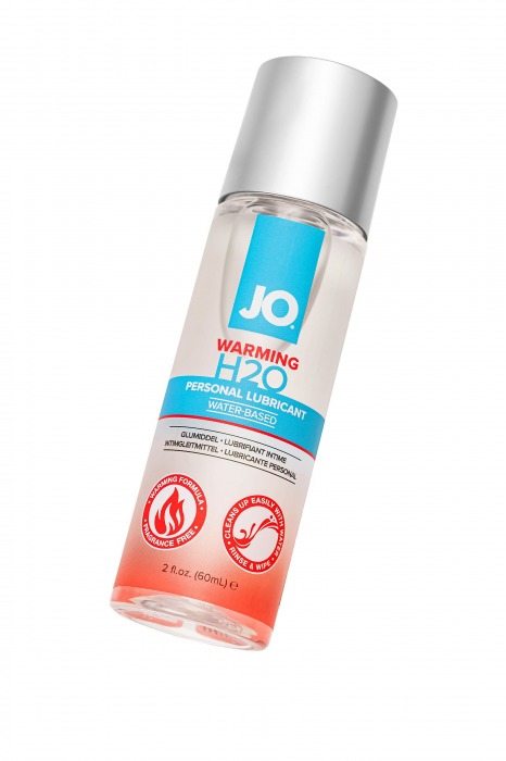 Возбуждающий лубрикант на водной основе JO Personal Lubricant H2O Warming - 60 мл. - System JO - купить с доставкой в Петропавловске-Камчатском