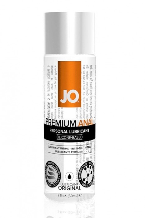 Анальный лубрикант на силиконовой основе JO Anal Premium - 60 мл. - System JO - купить с доставкой в Петропавловске-Камчатском