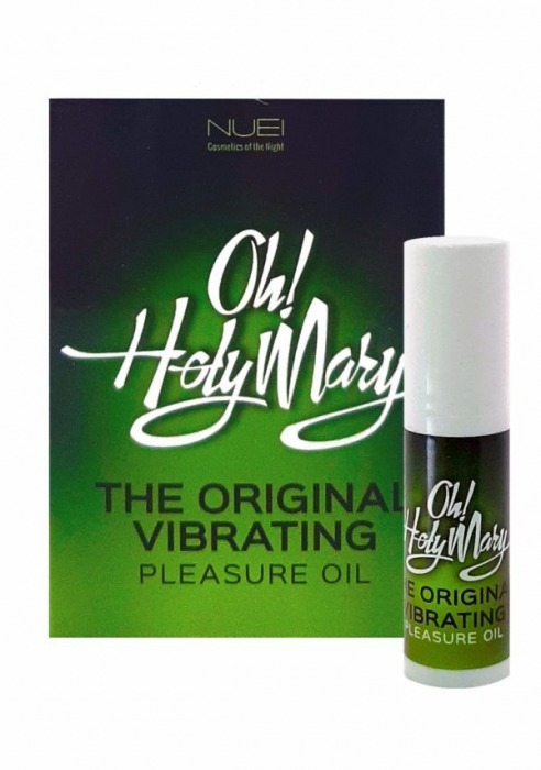 Масло унисекс с эффектом вибрации Oh! Holy Mary - 6 мл. - Nuei cosmetics - купить с доставкой в Петропавловске-Камчатском