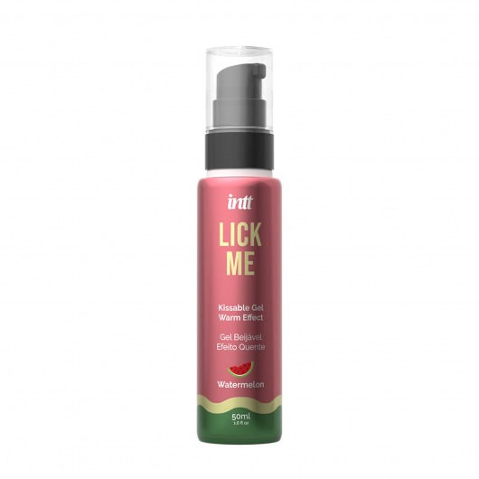 Гель Lick Me с согревающим эффектом и ароматом арбуза - 50 мл. - INTT - купить с доставкой в Петропавловске-Камчатском
