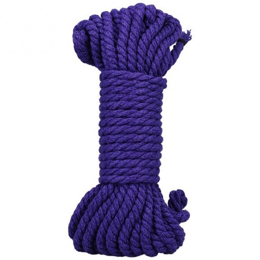 Фиолетовая верёвка для связывания и фиксации Bind Tie - 9,14 м. - Doc Johnson - купить с доставкой в Петропавловске-Камчатском
