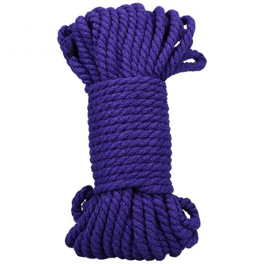 Фиолетовая верёвка для связывания и фиксации Bind Tie - 15,24 м. - Doc Johnson - купить с доставкой в Петропавловске-Камчатском