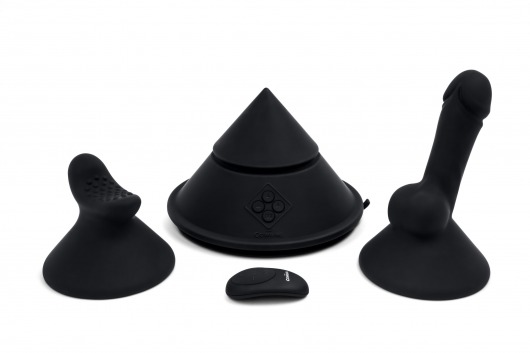 Конусный вибромассажер Cowgirl Cone с 2 насадками - CowGirl - купить с доставкой в Петропавловске-Камчатском