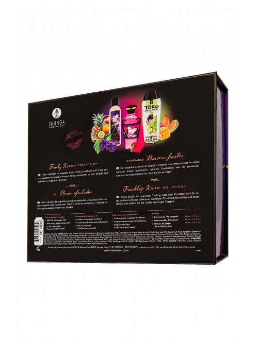 Подарочный набор Fruity Kisses из 3 предметов - Shunga - купить с доставкой в Петропавловске-Камчатском