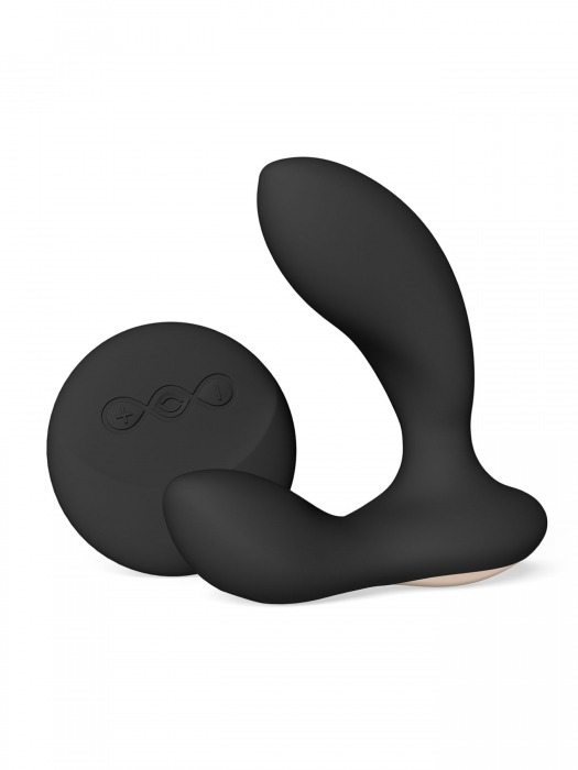 Черный вибромассажер простаты с пультом ДУ Hugo 2 Remote - Lelo - в Петропавловске-Камчатском купить с доставкой