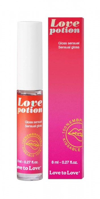Возбуждающий блеск для губ Love Potion - 8 мл. - Love to Love - купить с доставкой в Петропавловске-Камчатском