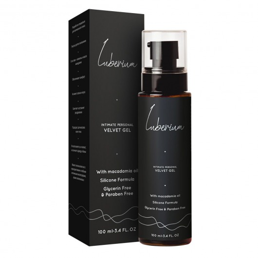 Интимный гель на силиконовой основе с маслом макадамии Luberium Velvel Gel - 100 мл. - Luberium - купить с доставкой в Петропавловске-Камчатском