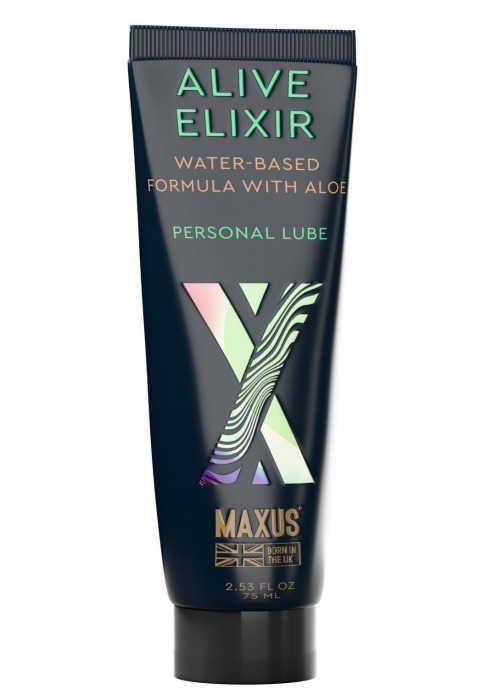 Интимный гель на водной основе MAXUS Alive Elixir - 75 мл. - Maxus - купить с доставкой в Петропавловске-Камчатском