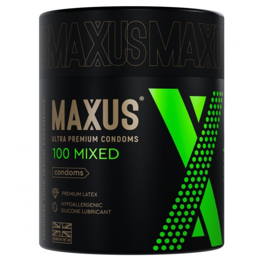 Презервативы MAXUS Mixed - 100 шт. - Maxus - купить с доставкой в Петропавловске-Камчатском