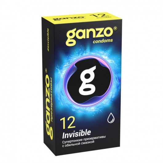 Супертонкие презервативы Ganzo Invisible - 12 шт. - Ganzo - купить с доставкой в Петропавловске-Камчатском