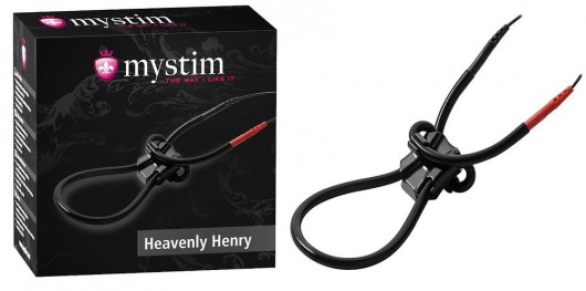 Эрекционное лассо для электростимуляции HEAVENLY HENRY - MyStim - купить с доставкой в Петропавловске-Камчатском