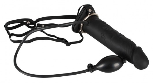 Полый страпон с эффектом увеличения Inflatable Strap-On - 18,5 см. - Orion - купить с доставкой в Петропавловске-Камчатском