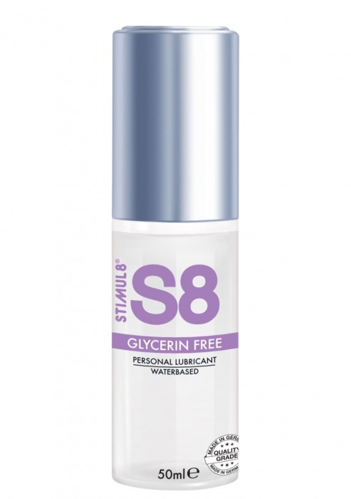 Лубрикант на водной основе S8 Glycerin Free без глицерина - 50 мл. - Stimul8 - купить с доставкой в Петропавловске-Камчатском