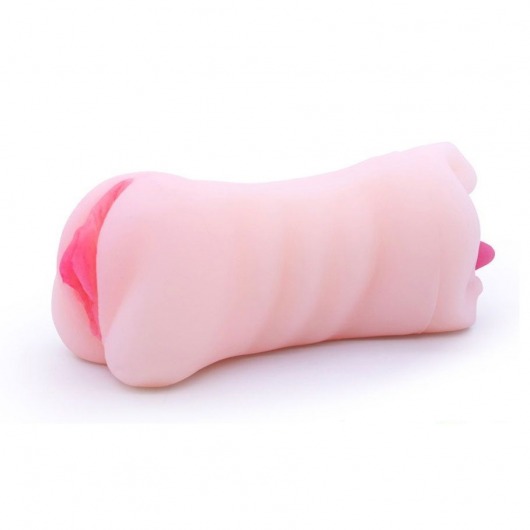 Телесный двусторонний мастурбатор - вагина и ротик - Boys of Toys - в Петропавловске-Камчатском купить с доставкой