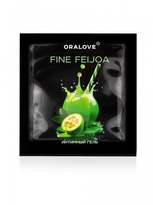 Саше съедобной оральной смазки OraLove с ароматом фейхоа - 3 гр. - Биоритм - купить с доставкой в Петропавловске-Камчатском