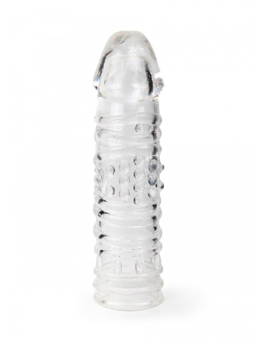 Прозрачная закрытая насадка на пенис - 17 см. - Sex Expert - в Петропавловске-Камчатском купить с доставкой