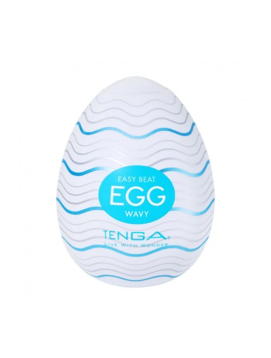 Мастурбатор-яйцо Tenga Egg Wavy - Tenga - в Петропавловске-Камчатском купить с доставкой