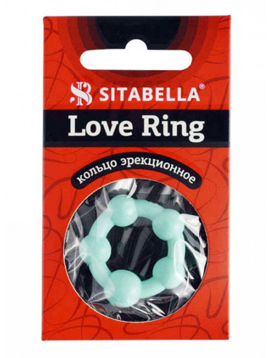 Цветное эрекционное кольцо с 5 бусинами Love Ring - Sitabella - в Петропавловске-Камчатском купить с доставкой