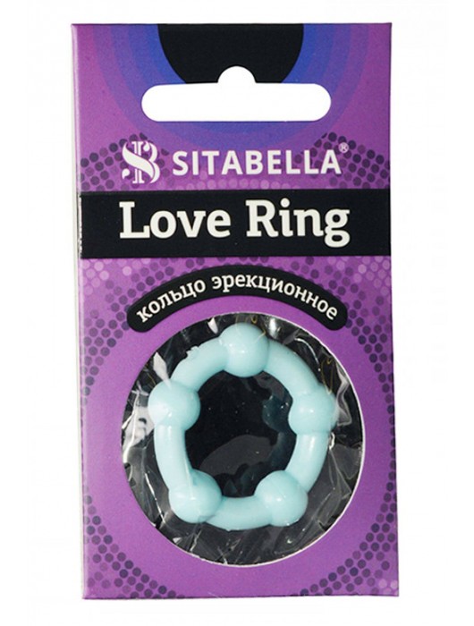 Цветное эрекционное кольцо Love Ring с бусинами - Sitabella - в Петропавловске-Камчатском купить с доставкой