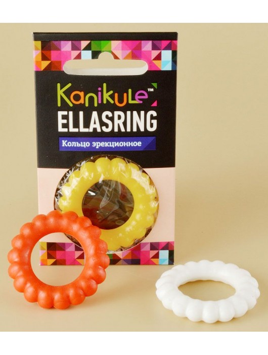 Цветное рельефное эрекционное кольцо Ellasring - Sitabella - в Петропавловске-Камчатском купить с доставкой