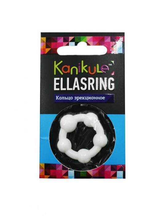 Цветное эрекционное кольцо с шариками Ellasring - Sitabella - в Петропавловске-Камчатском купить с доставкой