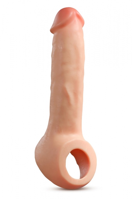 Телесная насадка-удлинитель Thrive 8.75 Inch Realistic Penis Extender Sleeve - 22,2 см. - Blush Novelties - в Петропавловске-Камчатском купить с доставкой