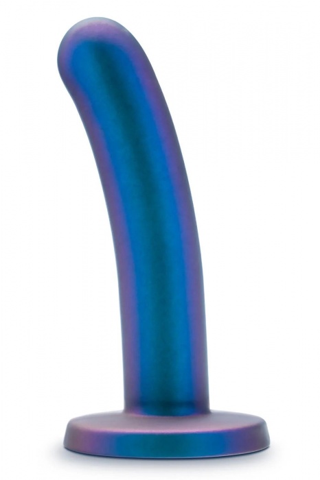 Синяя насадка с гладкой поверхностью Surrender 5.75 Inch Intermediate Pegging Dildo - 14,6 см. - Blush Novelties - купить с доставкой в Петропавловске-Камчатском