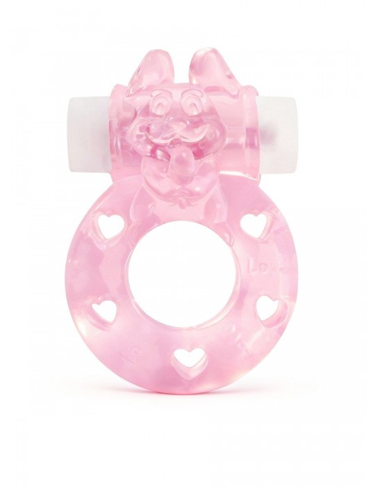 Розовое эрекционное виброкольцо в форме зайчика - 1137 - в Петропавловске-Камчатском купить с доставкой
