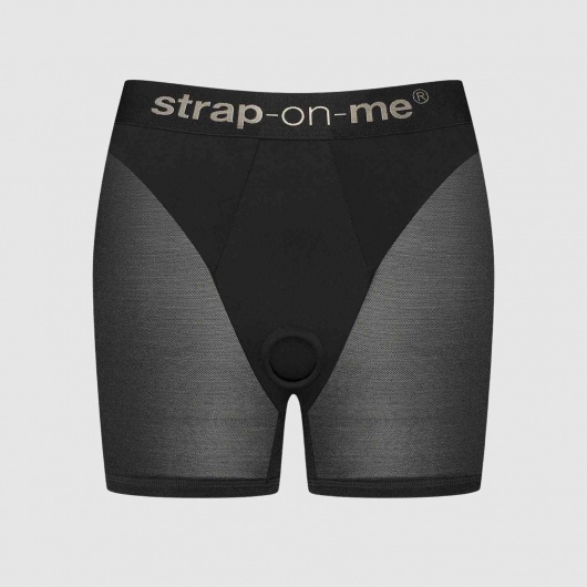 Трусики-шорты для фиксации насадок Strap-on-me Harness Lingerie Halo - size L - Strap-on-me - купить с доставкой в Петропавловске-Камчатском