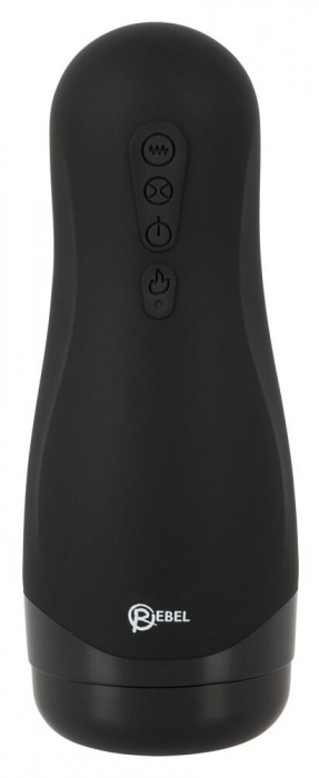 Черный вибромастурбатор с подогревом Masturbator with 3 Functions - Orion - в Петропавловске-Камчатском купить с доставкой