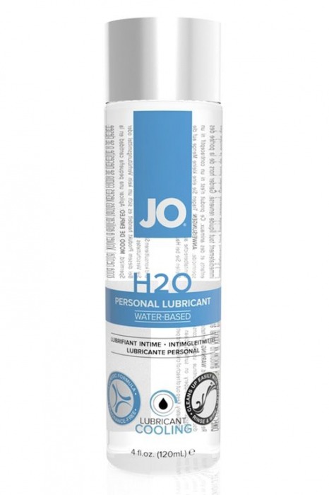 Охлаждающий лубрикант на водной основе JO Personal Lubricant H2O COOLING - 120 мл. - System JO - купить с доставкой в Петропавловске-Камчатском
